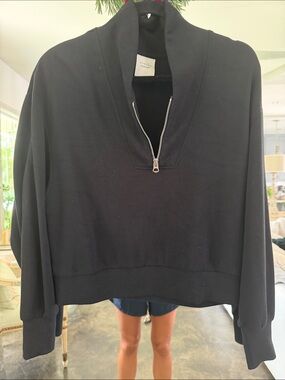 Varley Black Half-Zip Pullover